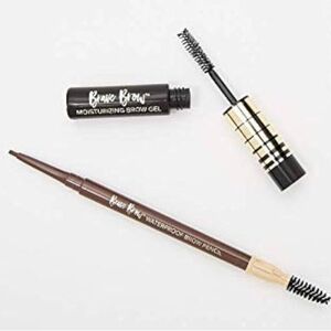 Belle Beauty Brave Brow Waterproof Brow Pencil and Gel Set - Soft Brown
